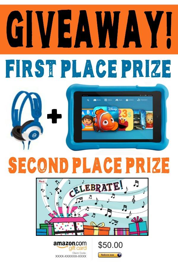 Homeschool Giveaway - win a Kid's Kindle Fire with Volume Limiting Headphones!!! {Ends 3/31/15} :: www.inallyoudo.net