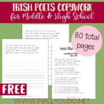 In this fun Irish Poets Copywork set, students are introduced to 3 Irish poets and 6 poems. This is a fun way to learn more about Ireland, the Irish and even their language! :: www.inallyoudo.net