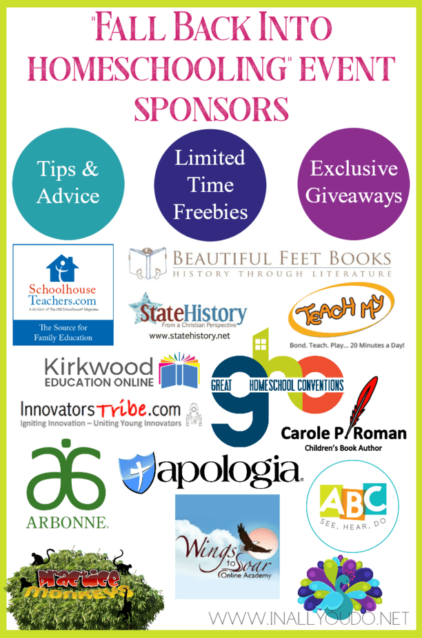 If you're in a slump this fall, don't miss our October series. You'll get tips & advice on staying focused as the weather turns cooler. Plus Limited Time Freebies and Exclusive Giveaways! Be sure to follow along so you don't miss anything! #fall #homeschooling #homeschoolers #iaydhomeschoolers