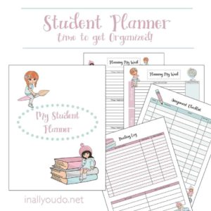 Elementary Student Planner – Girl