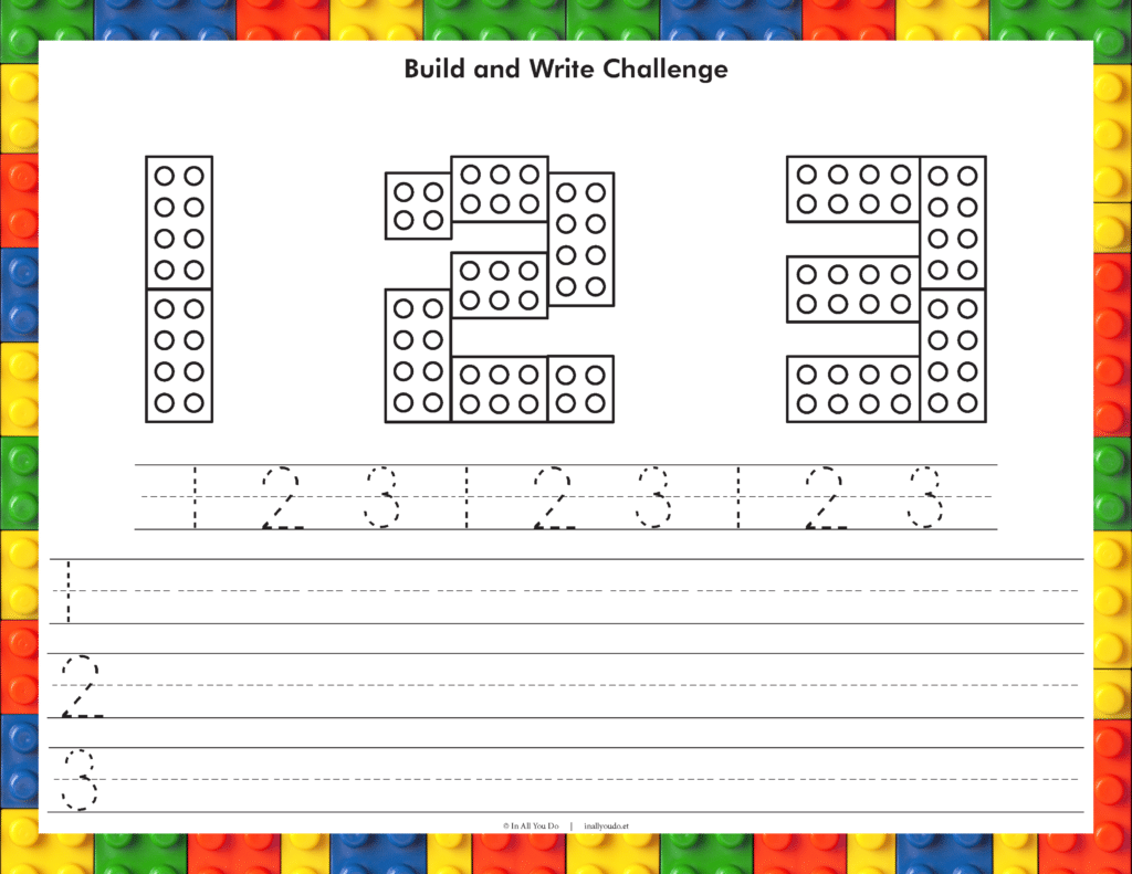 ABC Build & Write Challenges – In All You Do